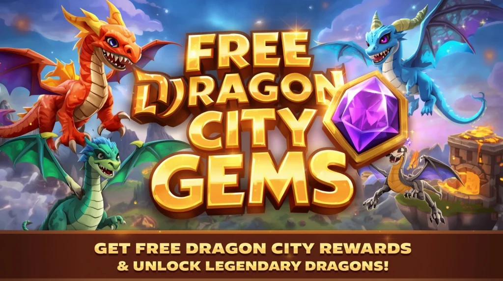 Dragon City Free Gems and Gold Every Day – Collect Today’s Rewards Now!